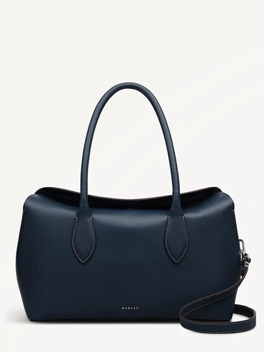 Radley London Liverpool Gardens Medium Ziptop Grab Bag Naval Blue